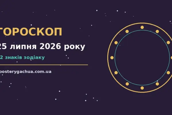 Гороскоп на 25 липня 2026 року: перспективи для 12 знаків для спокійних і точних рішень