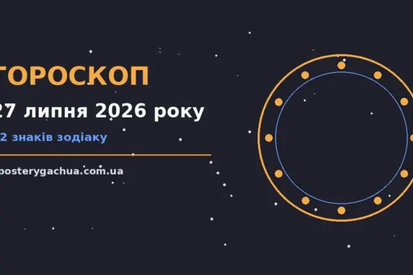 Гороскоп на 27 липня 2026 року: перспективи для 12 знаків для спокійних і точних рішень