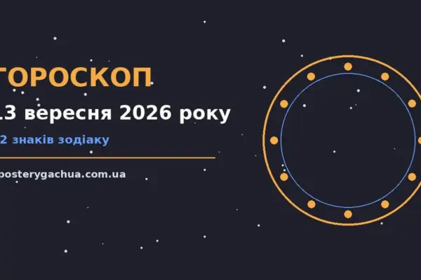 Гороскоп на 13 вересня 2026 року: перспективи для 12 знаків для спокійних і точних рішень