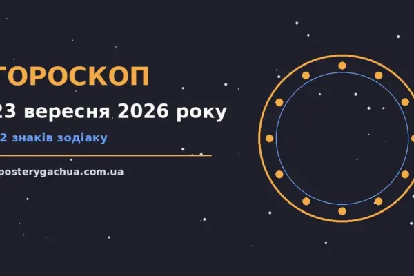 Гороскоп на 23 вересня 2026 року: перспективи для 12 знаків для спокійних і точних рішень